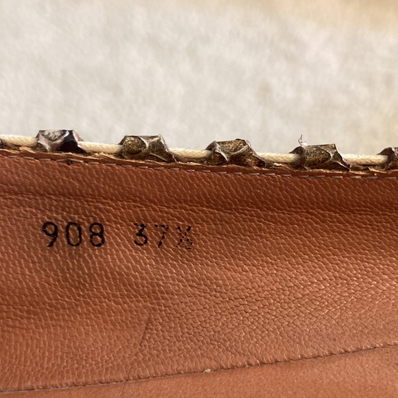 Alaia python snakeskin ballet flats - Picture 10 of 10